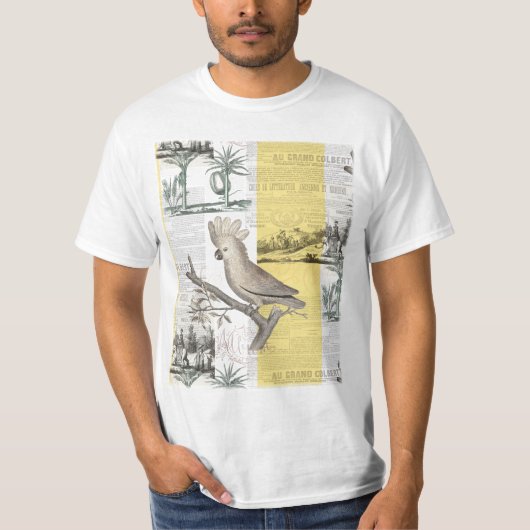 Cockatau Tropical Toile T-shirt (Voorkant)