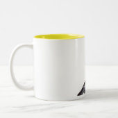 Cockatiel (11 oz) tweekleurige koffiemok (Links)