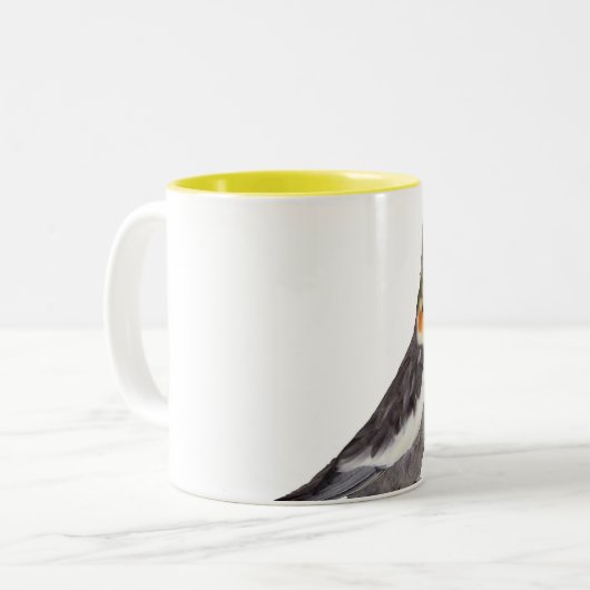 cockatiel 15 oz mok (Voorkant links)