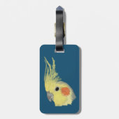 Cockatiel Bagagelabel (Achterkant verticaal)