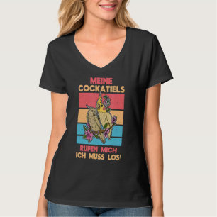 Cockatiel Bioloog Ornitholoog Birdwatching 11 T-shirt