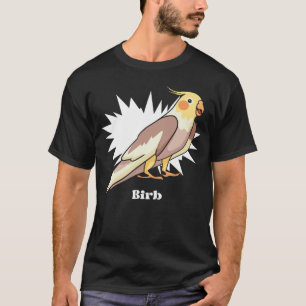 Cockatiel Birb Meme Yellow Cute Bird for Parrot Ow T-shirt