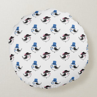 Cockatiel Bird Illustratie Sierkussen Rond Kussen