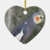 Cockatiel Bird Keramisch Ornament (Voorkant)