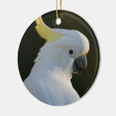 Cockatiel Bird Keramisch Ornament (Links)