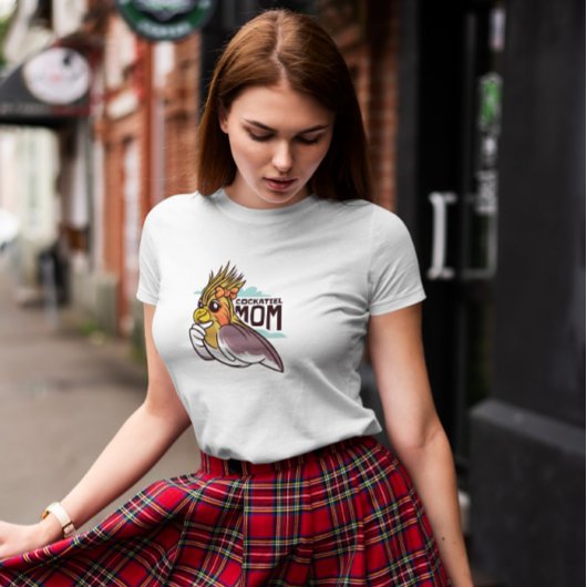 Cockatiel Bird Ma Cartoon T-shirt
