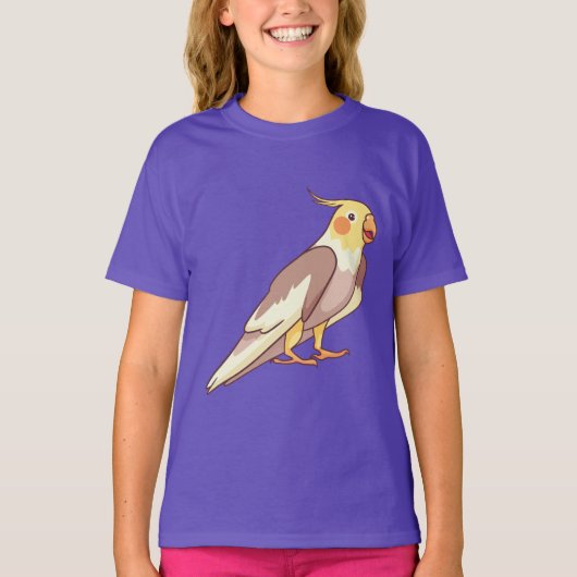 Cockatiel Bird Parrot T-shirt (Voorkant)