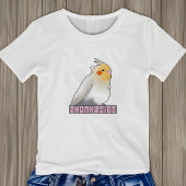 Cockatiel Chonky Birb Meme Leuke Grappige Dierenvo Tri-Blend Shirt
