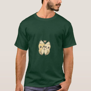 Cockatiel Cockatiels Hart Parrot Vogels cadeau mei T-shirt