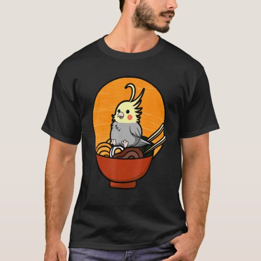 Cockatiel Cockato Lutino Quarrion Weiro T-shirt (Voorkant)