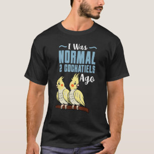 Cockatiel Cockato Lutino Weiro parrot Tiel Q T-shirt