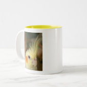 Cockatiel Cutie Tweekleurige Koffiemok (Voorkant links)