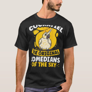 Cockatiel de originele komieken van de Sky Backpr T-shirt