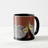 Cockatiel Duo Mok (Voorkant rechts)