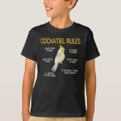 Cockatiel Eigenaar Gifts Bird Cockatiel Parrot Lov T-shirt (Voorkant)