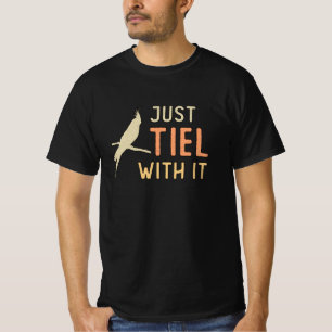 Cockatiel eigenaren gewoon Tiel met het Cockatiels T-shirt