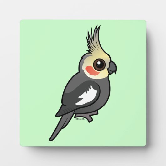 Cockatiel Fotoplaat (Voorkant)