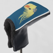 Cockatiel Golfheadcover (3/4 voorkant)