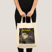 Cockatiel Grocery Canvas tas (Voorkant (product))
