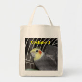 Cockatiel Grocery Canvas tas (Voorkant)