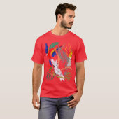 Cockatiel kaketoe vogel dier cadeau papegaai grapp t-shirt (Voorkant volledig)