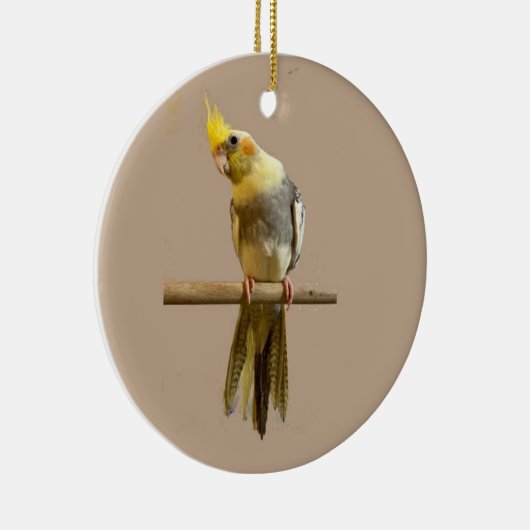 Cockatiel Keramisch Ornament (Rechts)
