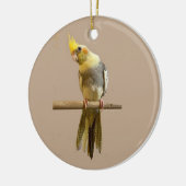 Cockatiel Keramisch Ornament (Links)