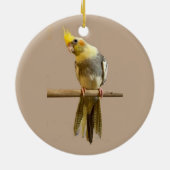Cockatiel Keramisch Ornament (Achterkant)