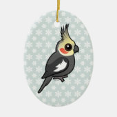 Cockatiel Keramisch Ornament (Voorkant)