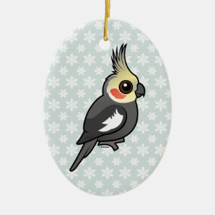 Cockatiel Keramisch Ornament