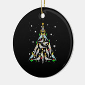 Cockatiel kerstboom Funny Cockatiel Bird Chri Keramisch Ornament (Links)