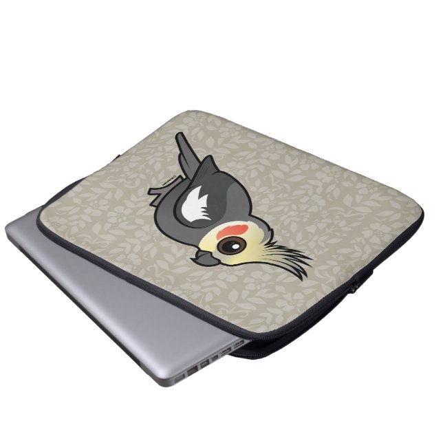 Cockatiel Laptop Sleeve (Voorkant onderkant)