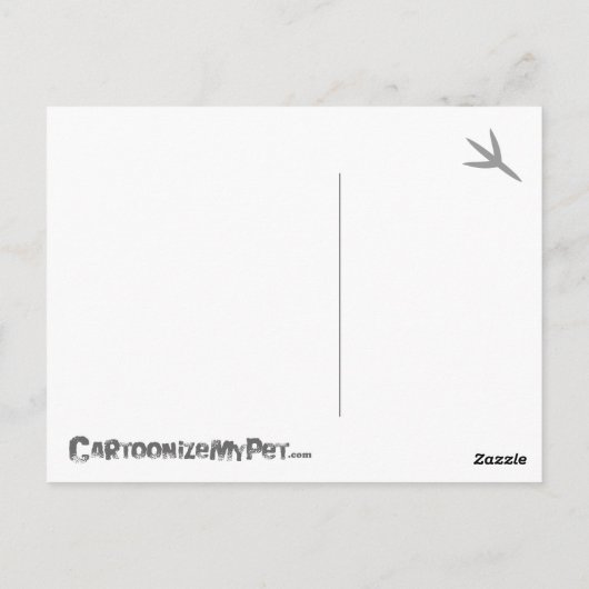 Cockatiel Love Briefkaart (Achterkant)