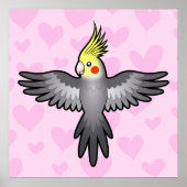Cockatiel Love Poster (Voorkant)