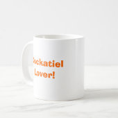 Cockatiel Lover! Koffiemok (Voorkant links)