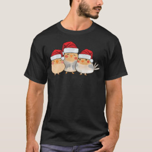 Cockatiel Lutino Gele Schattigee Vogels Dragen Chr T-shirt