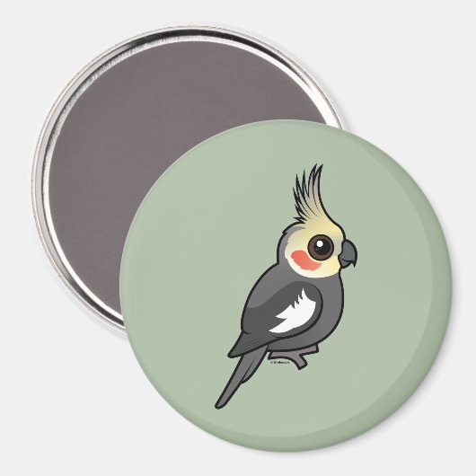 Cockatiel Magneet (Voorkant / Achterkant)