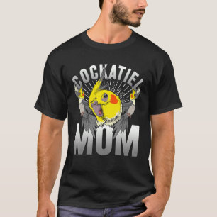 Cockatiel Mama Birding Birdwatcher Parrot Animal C T-shirt