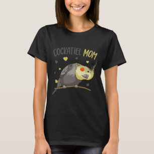 Cockatiel mama Funny Bird Lover Women T-shirt