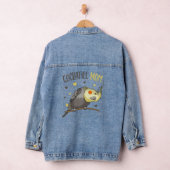 Cockatiel mama Funny Bird Women Denim Jacket (Hangar)