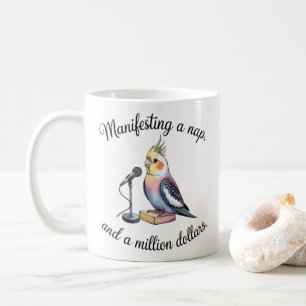 Cockatiel-manifestatiemok - Grappige vogel liefheb Koffiemok