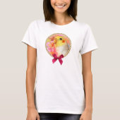 Cockatiel met frangipani t-shirt (Voorkant)