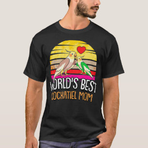 Cockatiel Moeder Moederdag Cockatoo Papegaai Vogel T-shirt