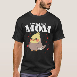 Cockatiel Moeder Vogel Ornithologie Moederdag T-shirt