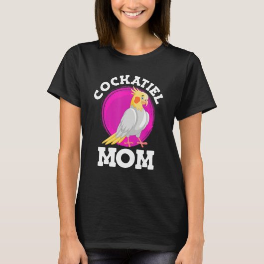 Cockatiel Mom Bird  Parakeets Mommy Bird Women T-shirt (Voorkant)