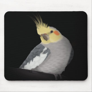 Cockatiel Mousepad (Portriat) Muismat