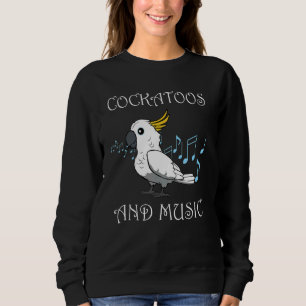Cockatiel Muzieknoten Muzikant Clef Cockato Trui