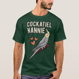 Cockatiel Nannie Parrot Eigenaar grootmoeder Cocka T-shirt
