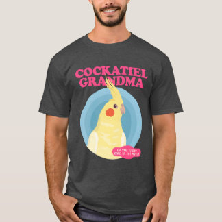 Cockatiel Oma Vogel Eigenaar Cockatiels vriend T-shirt