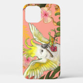Cockatiel op roze Case-Mate iPhone case (Achterkant)